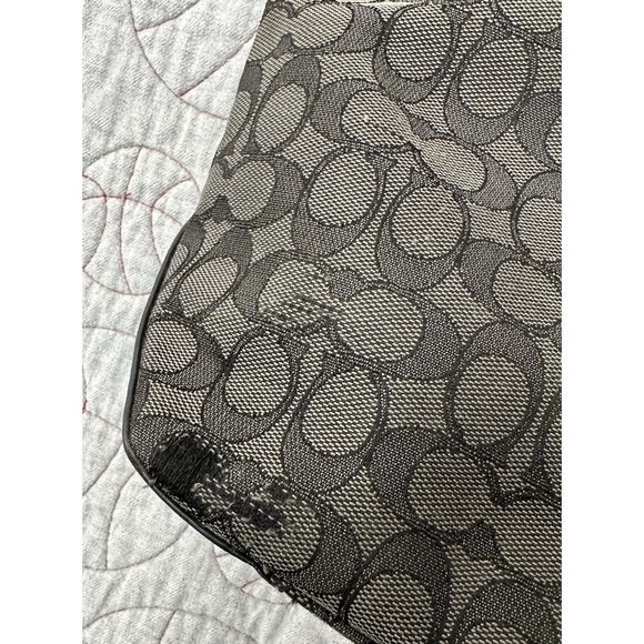 Coach Signature Zip Top Tote Monogram Classic Bag - Picture 5 of 13